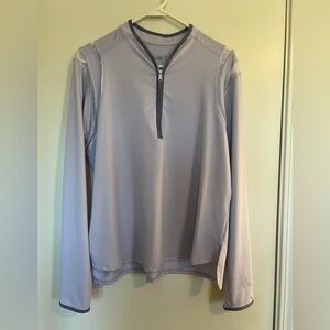 NWT Lucky In Love 1/4 zip in lavender, size XL (14)